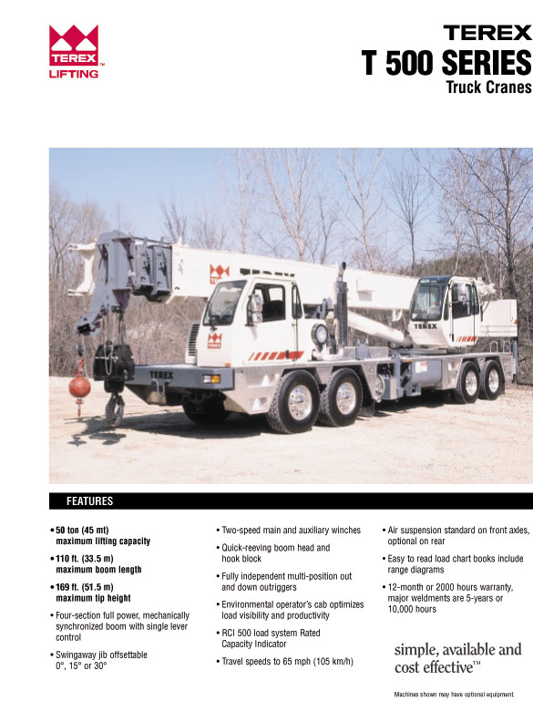 terex t 500